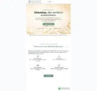 Kleine Seitenvorschau von medicalinfusion.de