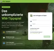 Kleine Seitenvorschau von tippspiel.slyweb.ch