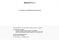 Kleine Seitenvorschau von marketwatch.com