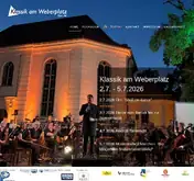 Kleine Seitenvorschau von klassik-am-weberplatz.de