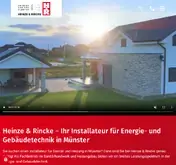 Kleine Seitenvorschau von heinze-rincke.de
