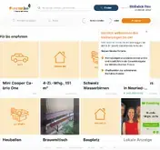 Kleine Seitenvorschau von kleinanzeigen.bo.de
