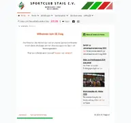 Kleine Seitenvorschau von sc-staig.de