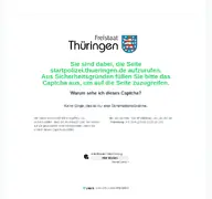Kleine Seitenvorschau von startpolizei.thueringen.de