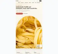 Kleine Seitenvorschau von italienische-nudeln.de