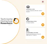Kleine Seitenvorschau von dashboard.th-rosenheim.de