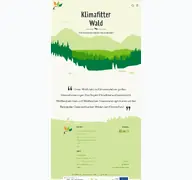 Kleine Seitenvorschau von klimafitterwald.at