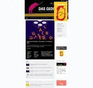 Kleine Seitenvorschau von dasgedichtblog.de