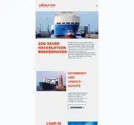 Kleine Seitenvorschau von bremerhavenpilot.de