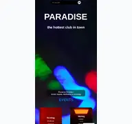 Kleine Seitenvorschau von paradise-dresden.de