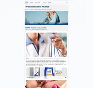 Kleine Seitenvorschau von param.de