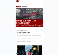 Kleine Seitenvorschau von hotelzuraltstadt.de
