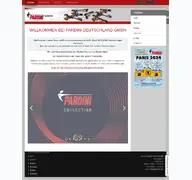 Kleine Seitenvorschau von pardini.de