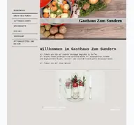 Kleine Seitenvorschau von gasthauszumsundern.de