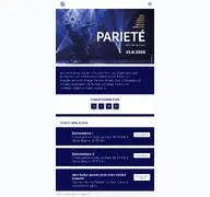 Kleine Seitenvorschau von pariete-berlin.de