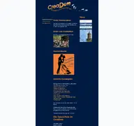 Kleine Seitenvorschau von creadom.de