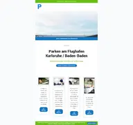 Kleine Seitenvorschau von parkandfly-karlsruhe-baden.de