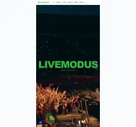 Kleine Seitenvorschau von livemodus.de
