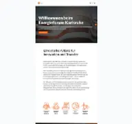 Kleine Seitenvorschau von energieforum.karlsruhe.de