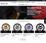 Kleine Seitenvorschau von spraywrap.de