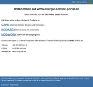 Kleine Seitenvorschau von energie-service-portal.de