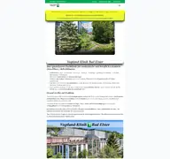 Kleine Seitenvorschau von vogtland-klinik.de