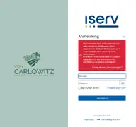 Kleine Seitenvorschau von voncarlowitz-rs.de