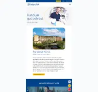 Kleine Seitenvorschau von parkland-klinik.de