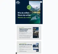 Kleine Seitenvorschau von engel-caravaning.de