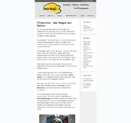 Kleine Seitenvorschau von datamagic.at