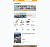 Kleine Seitenvorschau von lumev-led.de