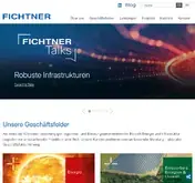 Kleine Seitenvorschau von fichtner.de