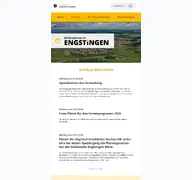 Kleine Seitenvorschau von engstingen.de