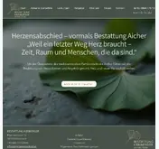 Kleine Seitenvorschau von herzensabschied.at