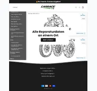Kleine Seitenvorschau von carrace.com.de