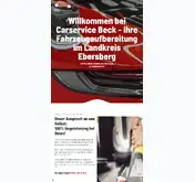 Kleine Seitenvorschau von carservice-beck.de