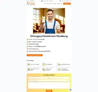 Kleine Seitenvorschau von umzugsexperten-hamburg.de