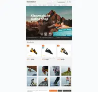 Kleine Seitenvorschau von kletterschuhe.de