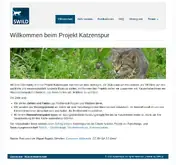 Kleine Seitenvorschau von katzenspur.ch