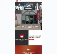 Kleine Seitenvorschau von unlimitedgod.de