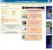 Kleine Seitenvorschau von komet-steckenborn.de