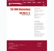 Kleine Seitenvorschau von tsv-wasserburg.de