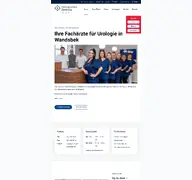 Kleine Seitenvorschau von urologen-wandsbek.de