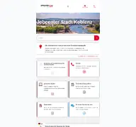 Kleine Seitenvorschau von jobcenter-koblenz.de