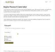 Kleine Seitenvorschau von password.kayba.de
