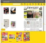 Kleine Seitenvorschau von epaper.dewezet.de