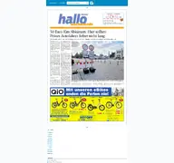 Kleine Seitenvorschau von epaper.hallowochenende.de
