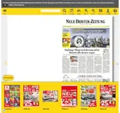 Kleine Seitenvorschau von epaper.ndz.de