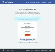 Kleine Seitenvorschau von e-paper.remszeitung.de