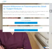 Kleine Seitenvorschau von patientenportal.siloah.de